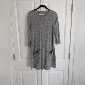 Abercrombie grey knit dress with pockets